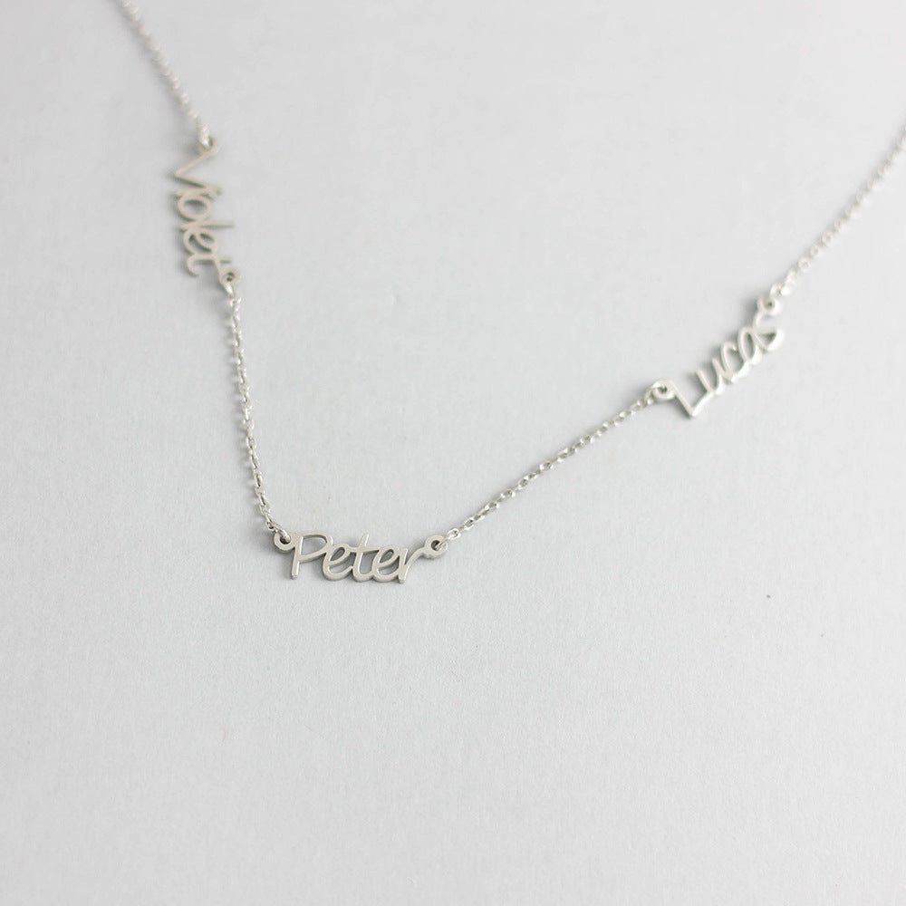 Customizable Multi-Name Necklace