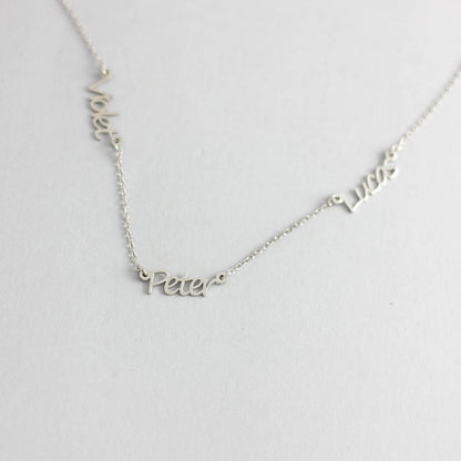 Customizable Multi-Name Necklace