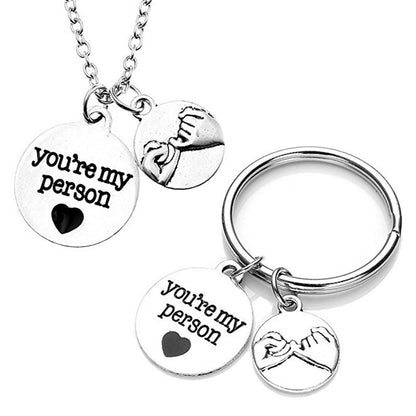 "You Are My Person" Necklace or Keychain