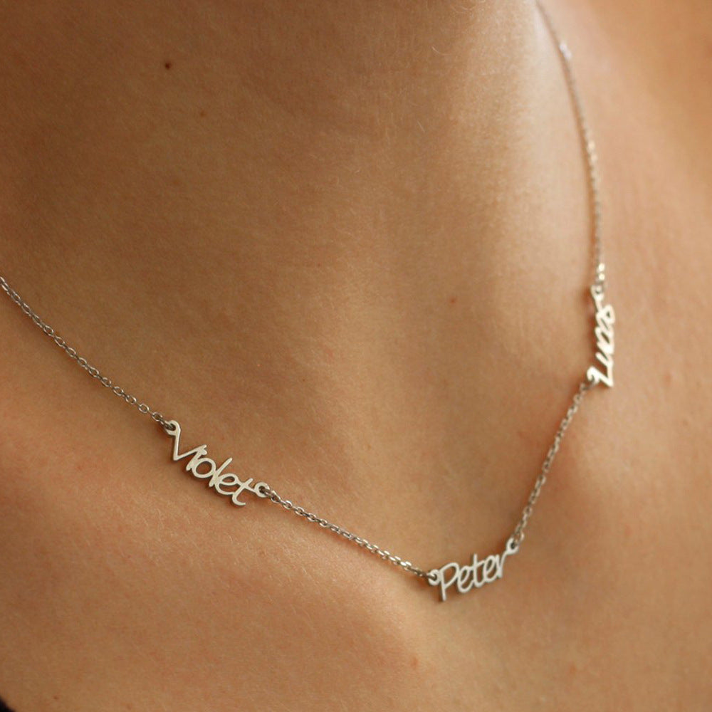 Customizable Multi-Name Necklace